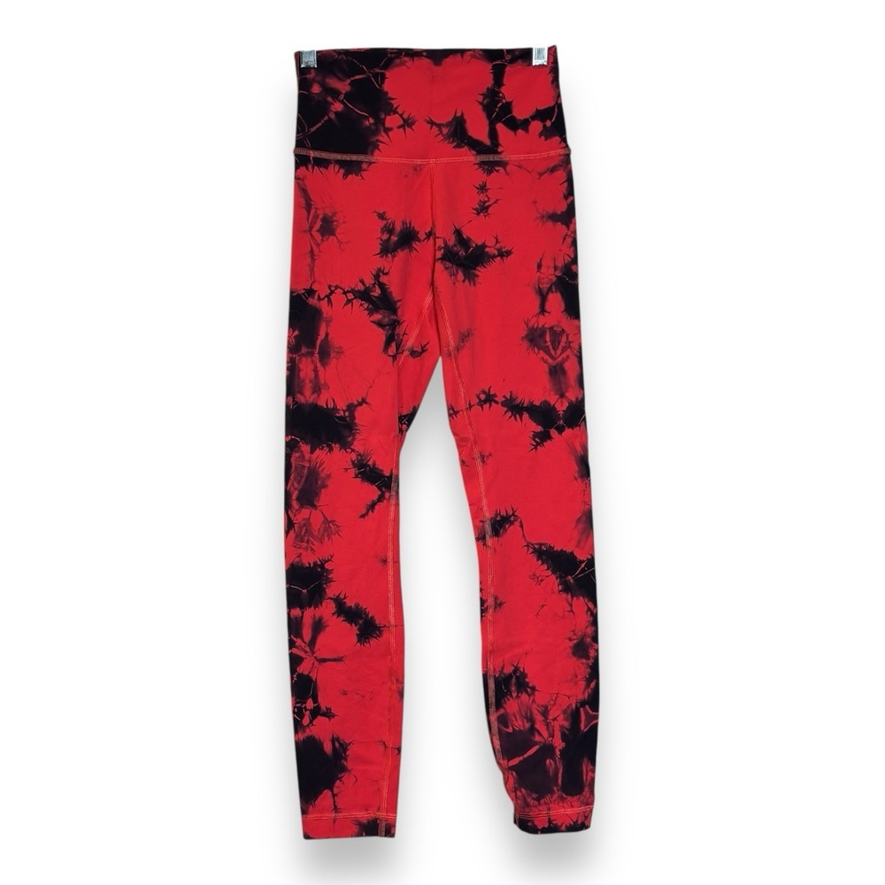 Lululemon Invigorate High-Rise Tight Leggings 25" Inseam In Tie Dye Carnation 4